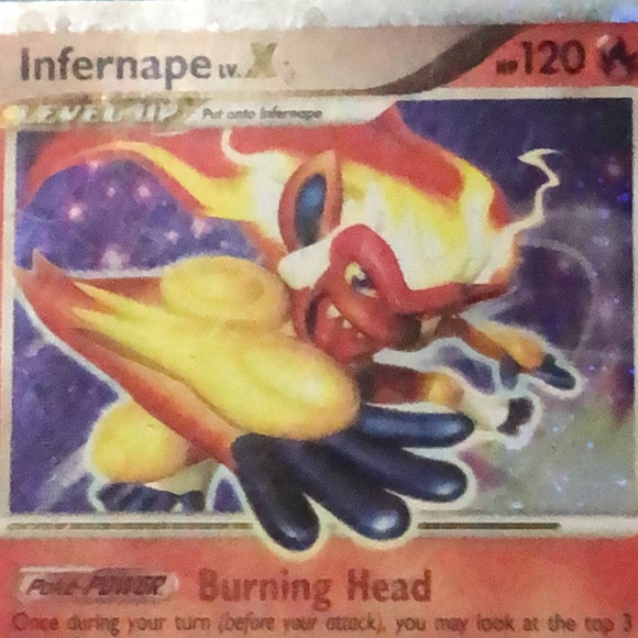 Infernope X Pokémon trading card #121 Rare Holo - Picture 8 of 9